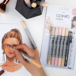 Filctollkészlet - Copic Ciao 5+1 set - Portrait Colours 1
