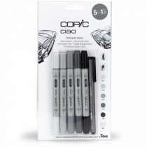 Copic Ciao 5+1 set - Cool Grey Tones