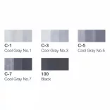 Copic Ciao 5+1 set - Cool Grey Tones