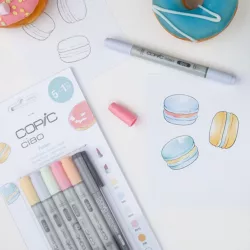 Filctollkészlet - Copic Ciao 5+1 set - Warm Grey Tones