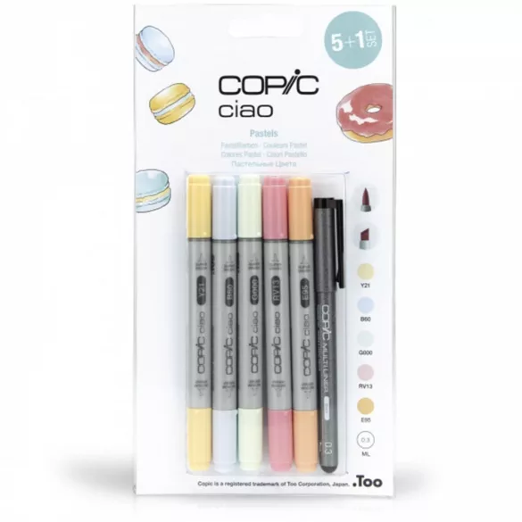 Copic Ciao 5+1 set - Pastels