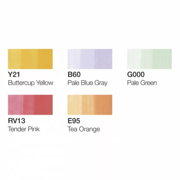 Copic Ciao 5+1 set - Pastels