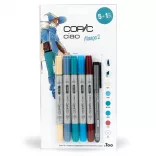 Filctollkészlet - Copic Ciao 5+1 set - Manga 2