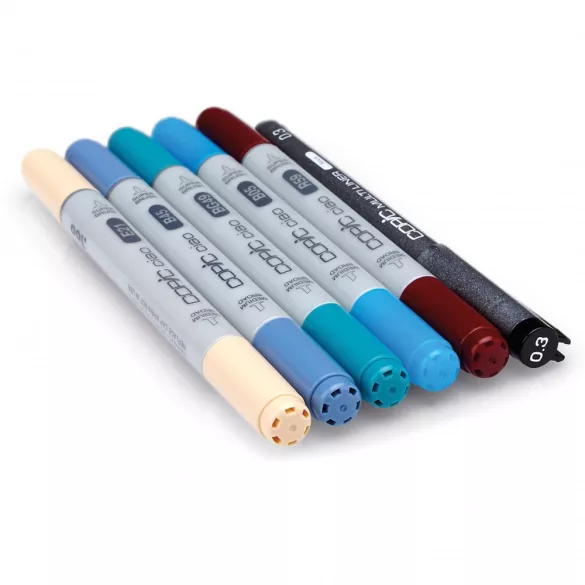 Filctollkészlet - Copic Ciao 5+1 set - Manga 2