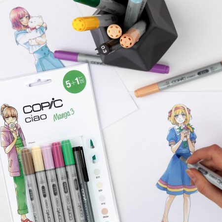 Filctollkészlet - Copic Ciao 5+1 set - Manga 2