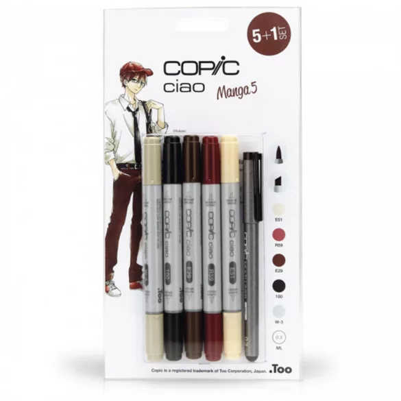 Copic Ciao 5+1 set - Manga 5