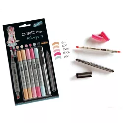 Filctollkészlet - Copic Ciao 5+1 set - Manga 7