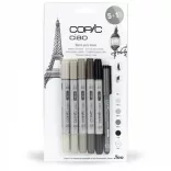 Copic Ciao 5+1 set - Warm Grey Tones