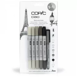 Filctollkészlet - Copic Ciao 5+1 set - Warm Grey Tones