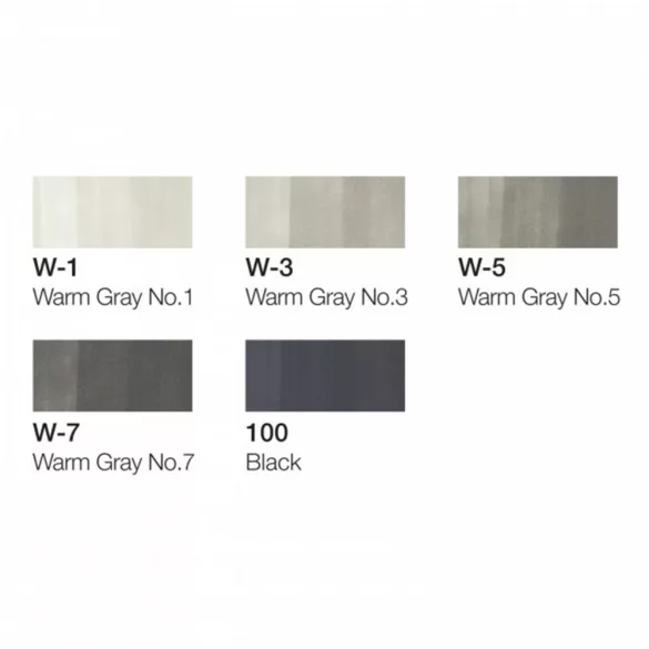 Filctollkészlet - Copic Ciao 5+1 set - Warm Grey Tones