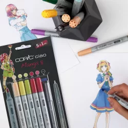 Filctollkészlet - Copic Ciao 5+1 set - Manga 7