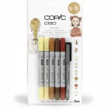 Copic Ciao 5+1 set - Hair Tones 1