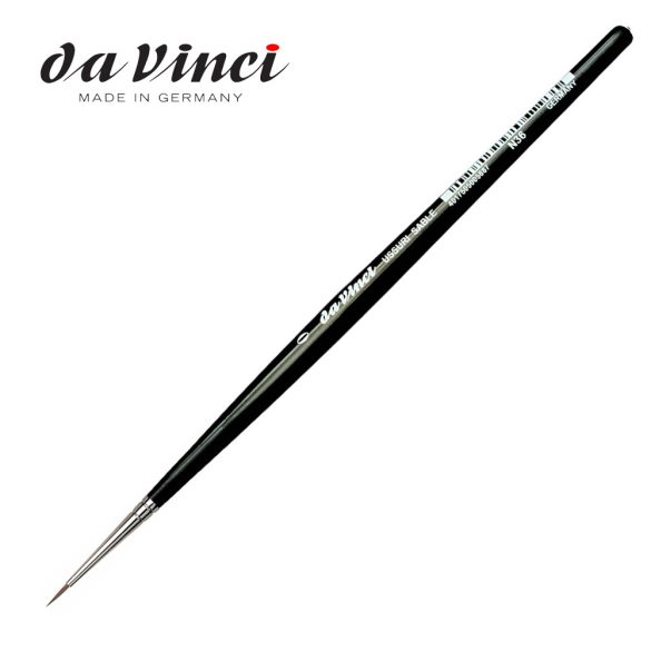 da Vinci Watercolor Brush, Round, Russian Red Sable, Series: 36, size: 0