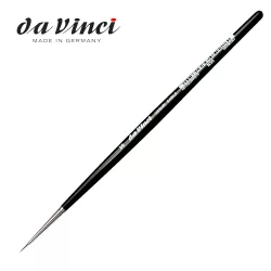 Da Vinci Kolinsky vörösnyest - 3 szögű, rövid fekete nyél 36