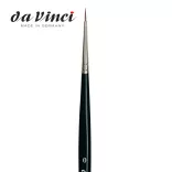 Da Vinci Kolinsky vörösnyest - 3 szögű, rövid fekete nyél 36