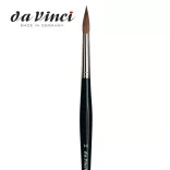 Da Vinci Kolinsky vörösnyest - 3 szögű, rövid fekete nyél 36