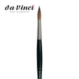 Da Vinci Kolinsky vörösnyest - 3 szögű, rövid fekete nyél 36