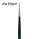 Da Vinci Kolinsky vörösnyest - 3 szögű, rövid fekete nyél 36