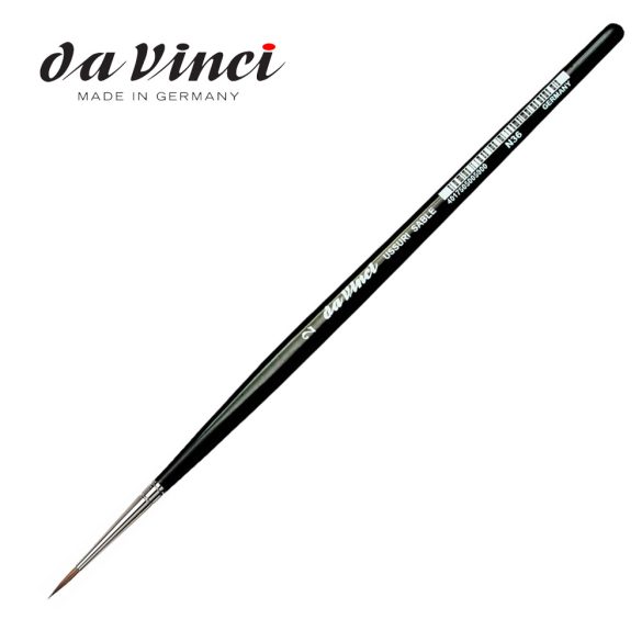 da Vinci Watercolor Brush, Round, Russian Red Sable, Series: 36, size: 2