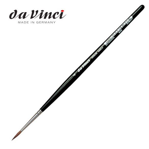 da Vinci Watercolor Brush, Round, Russian Red Sable, Series: 36, size: 4