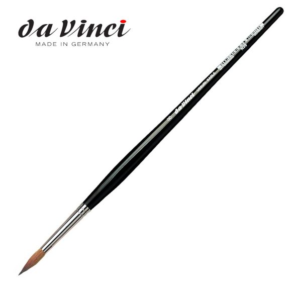 da Vinci Watercolor Brush, Round, Russian Red Sable, Series: 36, size: 8