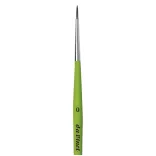Synthetic Brush - da Vinci Fit Synthetic Paint Brush, with Matt Green Handle - Round, Series 373, Size 0