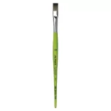 Synthetic Brush - da Vinci Fit Synthetic Paint Brush, with Matt Green Handle - Flat, Series 374 Size 10