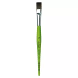 Synthetic Brush - da Vinci Fit Synthetic Paint Brush, with Matt Green Handle - Flat, Series 374 Size 20