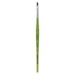 Synthetic Brush - da Vinci Fit Synthetic Paint Brush, with Matt Green Handle - Flat, Series 374 Size 4