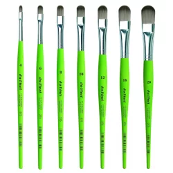 Ecset, lapított íves "macskanyelv" - Da Vinci FIT Synthetics Filbert Brush, Series 375 - 8