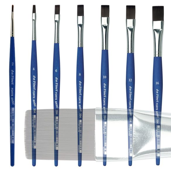 Brush - Da Vinci FORTE BASIC Synthetic Flat Brush, Series 394 - 10