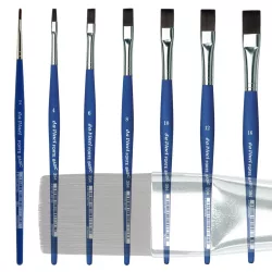   Brush - Da Vinci FORTE BASIC Synthetic Flat Brush, Series 394 (2)