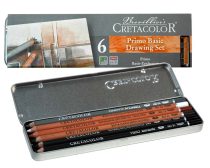 Cretacolor 6db-os grafikai ceruzakészlet  fémdobozban