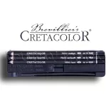 Grafikai készlet - Cretacolor NERO Deep Black Pocket Set, 7db-os, fémtartóban