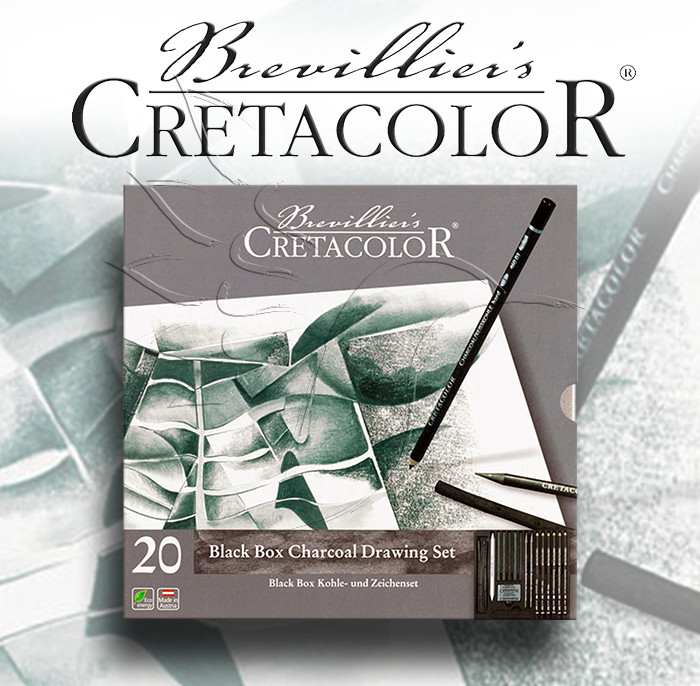 Drawing　Box　Charocoal　Cretacolor　Black　készlet　Grafikai　Se