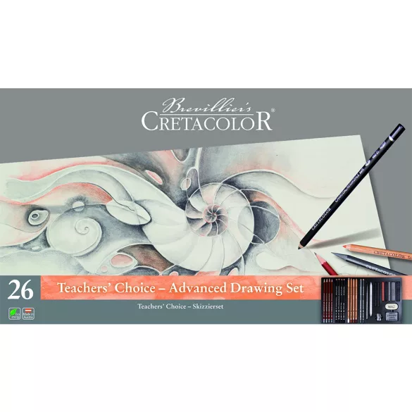 Graphics set - Cretacolor Teachers' Choice Drawing Set - 26 pcs