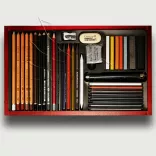 Grafikai készlet - Cretacolor Ultimo Wooden box set 35+1pcs