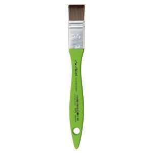 Synthetic Large Area vBrush - da Vinci Fit Synthetic Paint Brush, with Matt Green Handle - Broad brush, Series 5073 Size 20