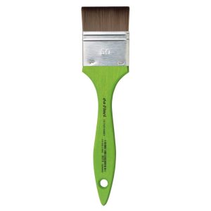 Synthetic Large Area vBrush - da Vinci Fit Synthetic Paint Brush, with Matt Green Handle - Broad brush, Series 5073 Size 50