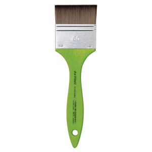 Synthetic Large Area vBrush - da Vinci Fit Synthetic Paint Brush, with Matt Green Handle - Broad brush, Series 5073 Size 60