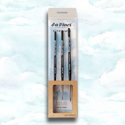   Watercolour Brush Set 3pcs - Da Vinci Casaneo Syntetic Squirrel Brush Set - serie: 5598