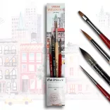 Watercolour Brush Set 4pcs - Da Vinci Urban Watercolor Jouney 5601