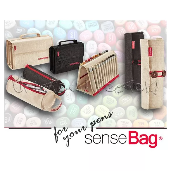 transotype senseBag Wallet, black bag for up to 24 markers