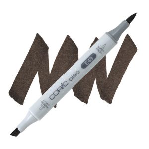 Copic Ciao Art Marker - alkoholos dekorfilc, kétvégű - Dark Bark E49