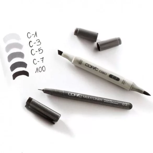 Copic Ciao Art Marker - alkoholos dekorfilc, kétvégű - Milky White E51
