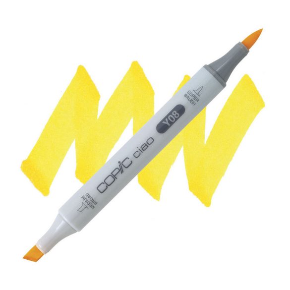 Copic Ciao Art Marker - alkoholos dekorfilc, kétvégű - Yellow Y06