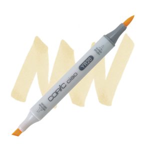 Copic Ciao Art Marker - alkoholos dekorfilc, kétvégű - Yellowish Shade YR20