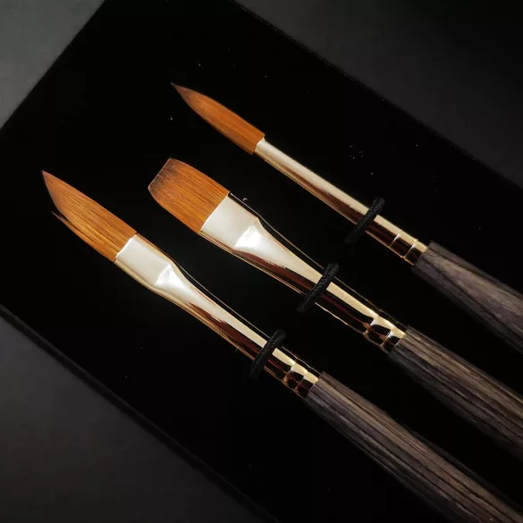 Watercolour Brush Set 3pcs - Da Vinci Colineo in gift box