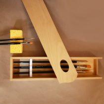   Oil and Acrylic Brush Set wooden box - Da Vinci NOVA Syntetic