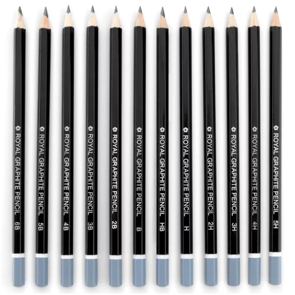 Graphite Pencil Set - Royal & Langnickel Sketching Artist Graphite Pencil Set 12pcs